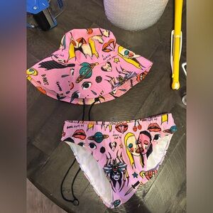 Patrick Church Swim Brief and matching hat